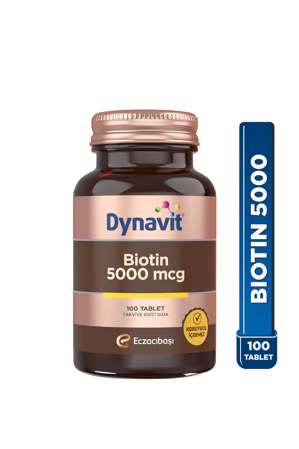 Biotin 5000 mcg 100 Tablet