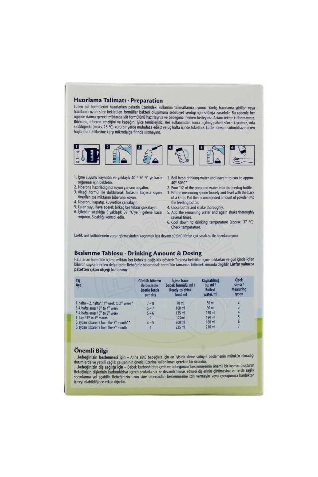 1 Organik Combiotic 800 gr Bebek Sütü