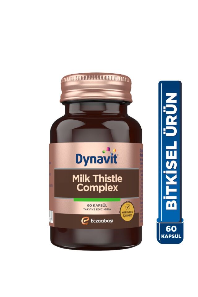 Milk Thistle Complex 60 Kapsül - Deve Dikeni Tohum Ekstresi, Enginar, Karahindiba, Maydanoz