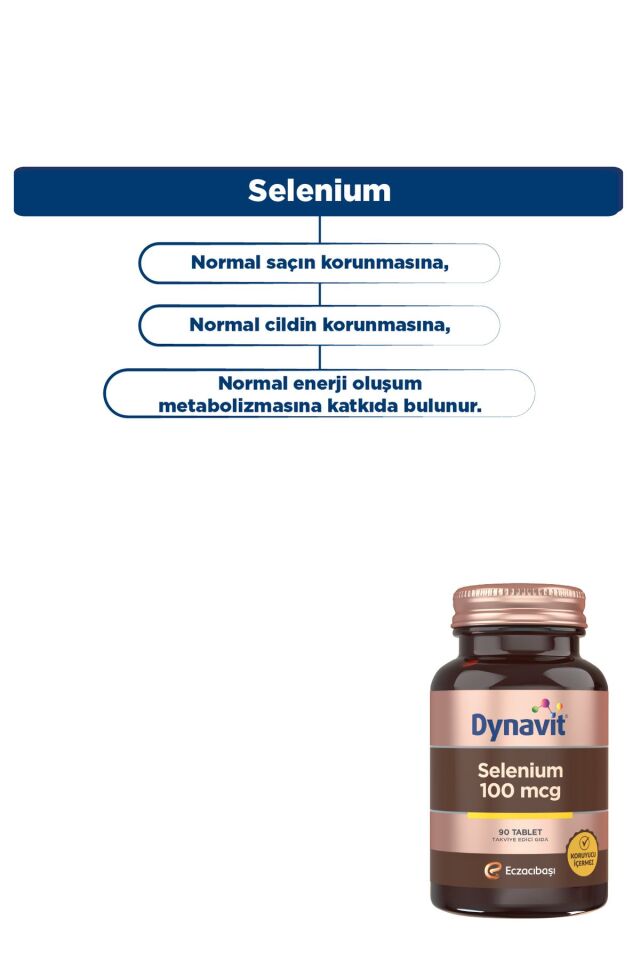 Selenium 100 mcg 90 Tablet - Selenyum