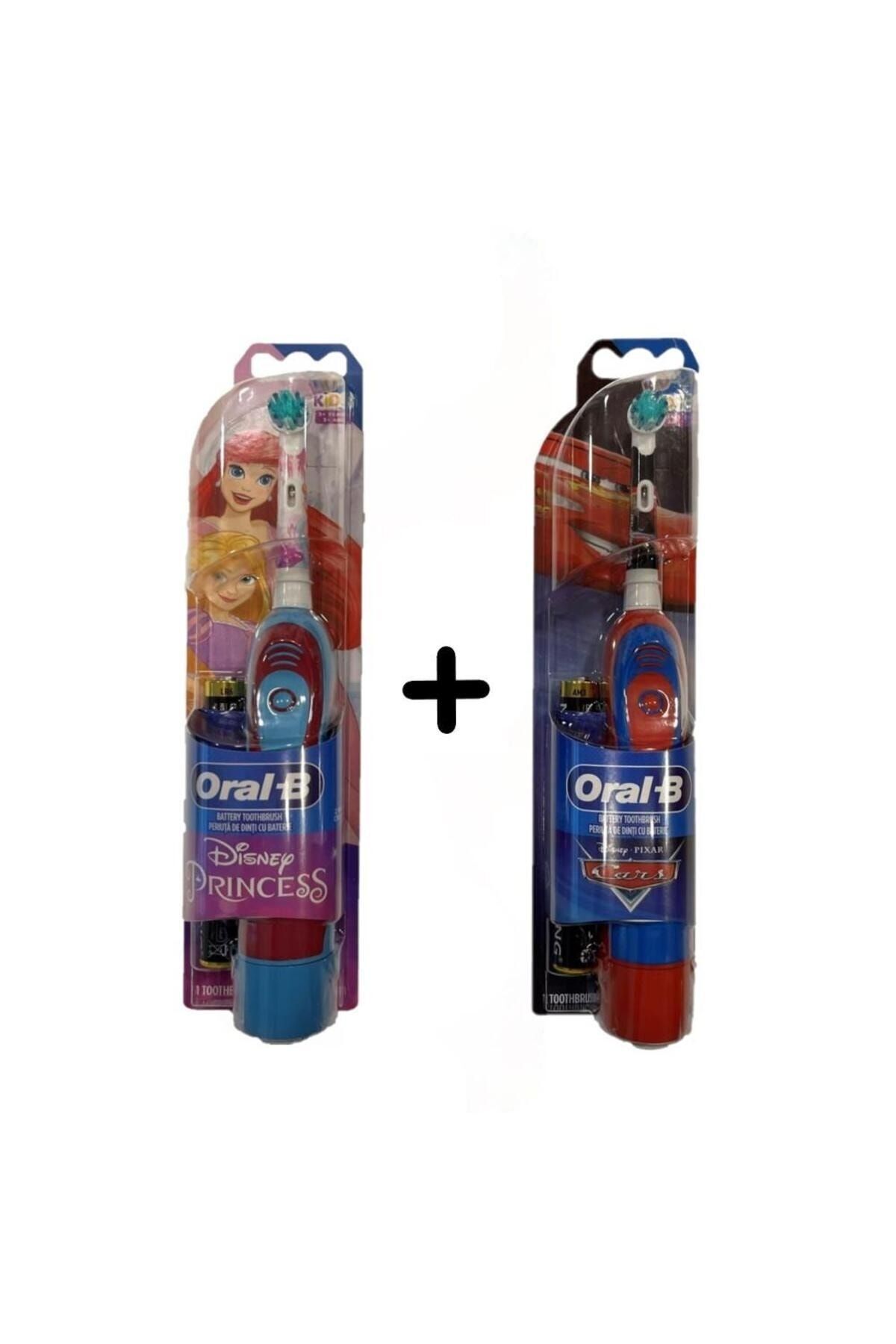Disney Prenses Çocuklar için ve Oral-B Cars Çocuklar için Pilli Diş Fırçası