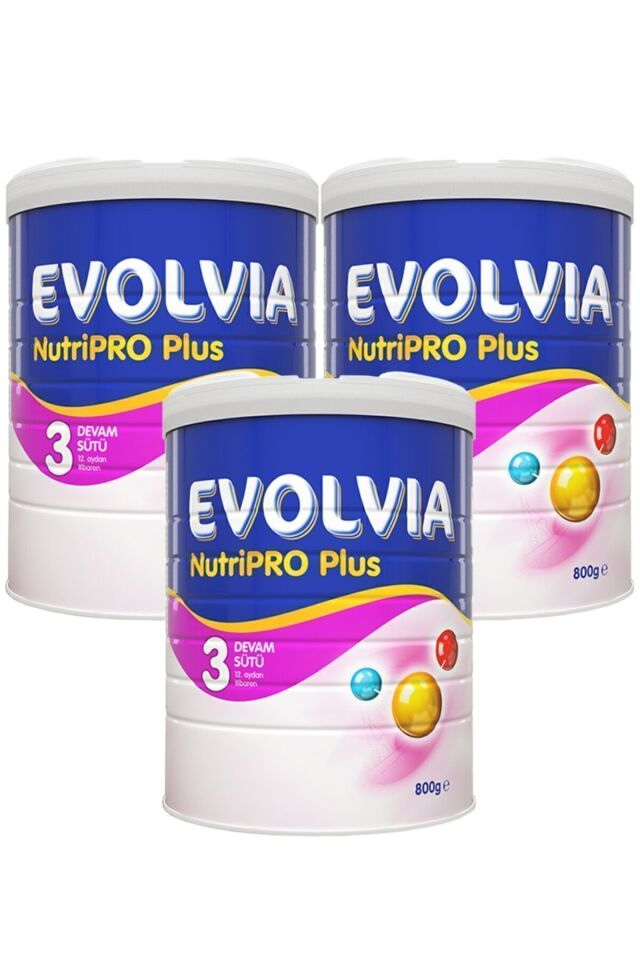 3 Devam Sütü Nutripro Plus 800 gr X 3 Adet