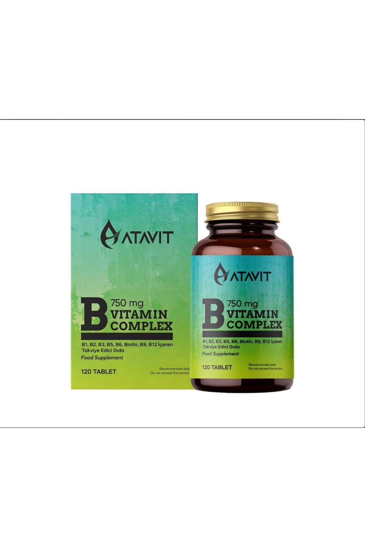 ATAVİT B VITAMIN COMPLEX 120 TABLET