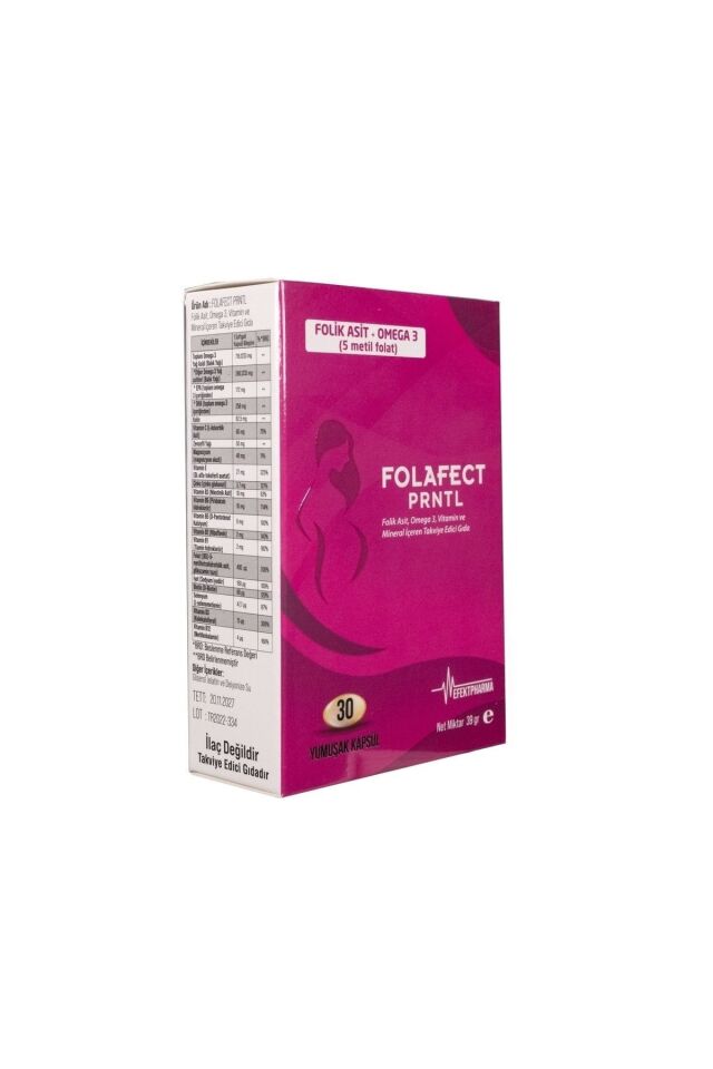 Folafect Prntl Omega 3 Içerikli 30 Yumuşak Kapsül