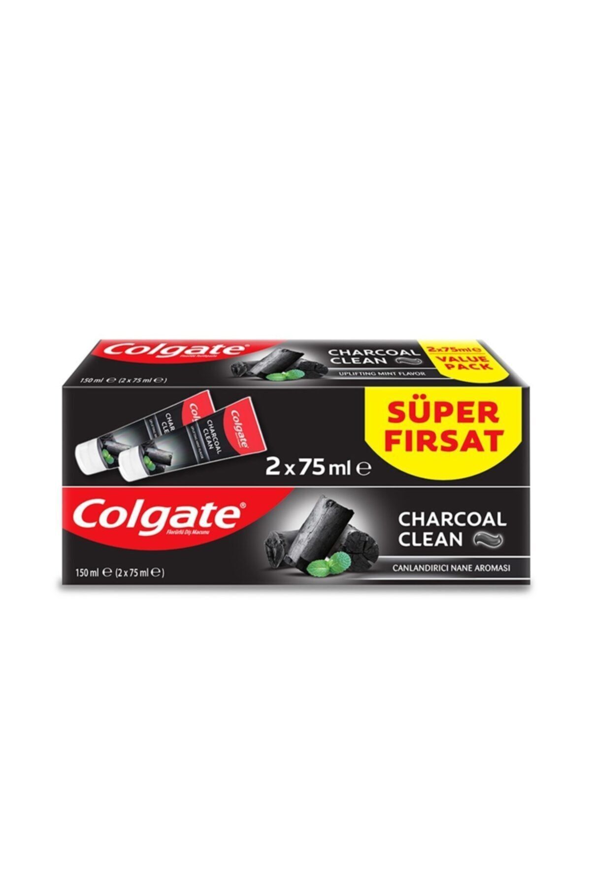 Charcoal Clean Diş Macunu 75 ml 2'li
