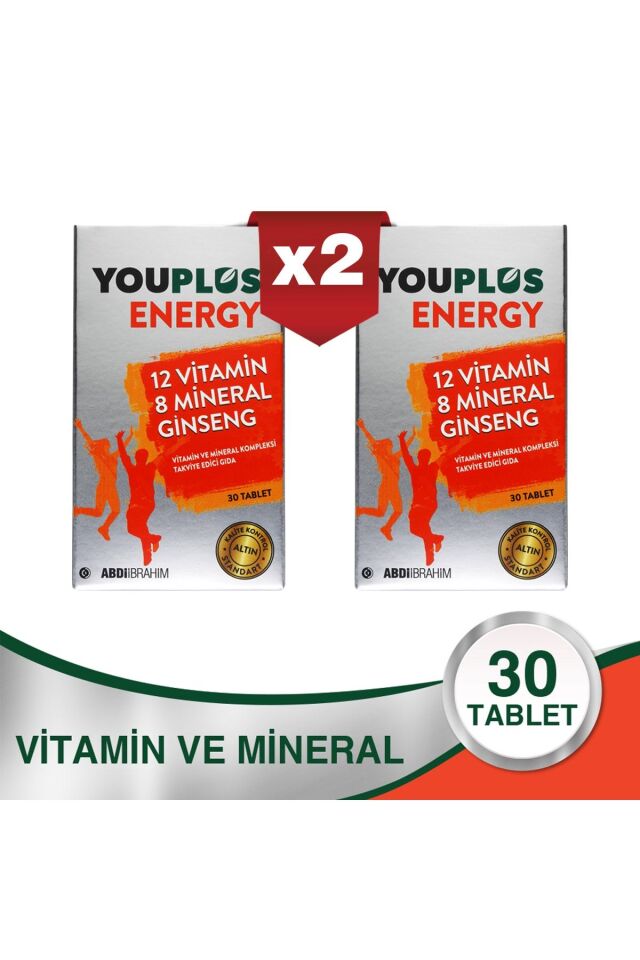 Multi Ener-g Multivitamin 2 X 30 Tablet
