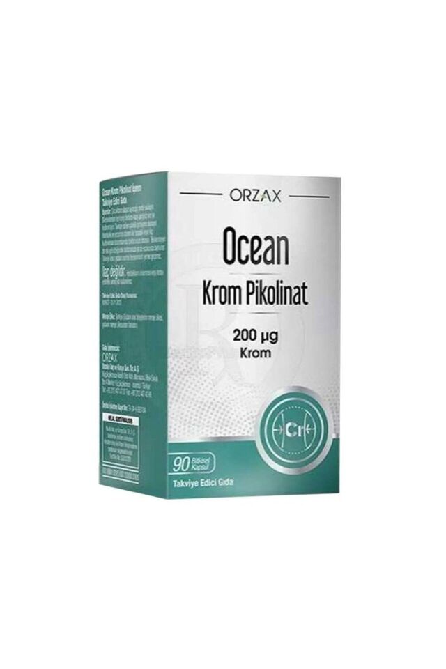 Krom Pikolinat 90 Kapsül 20 Mcg Takviye Edici Gıda