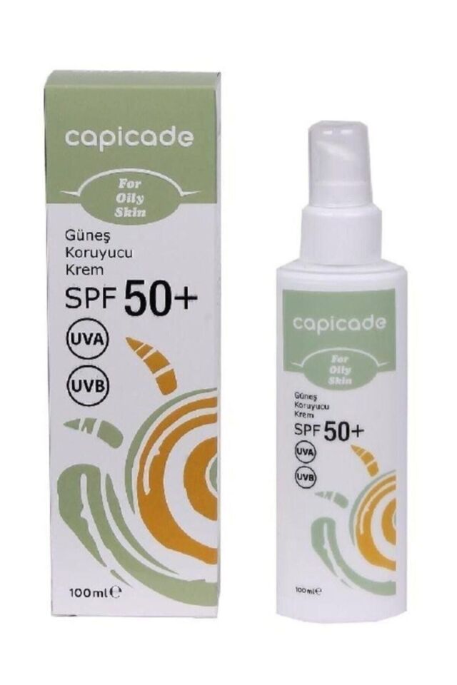 Spf 50+ Güneş Koruyucu Krem Yağlı Akneli Ciltler 100 ml