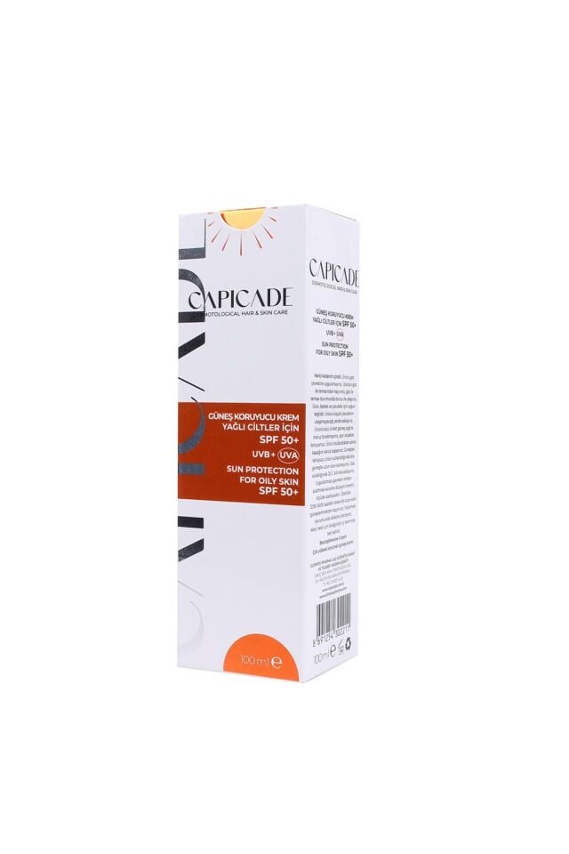 Spf 50+ Güneş Koruyucu Krem Yağlı Akneli Ciltler 100 ml