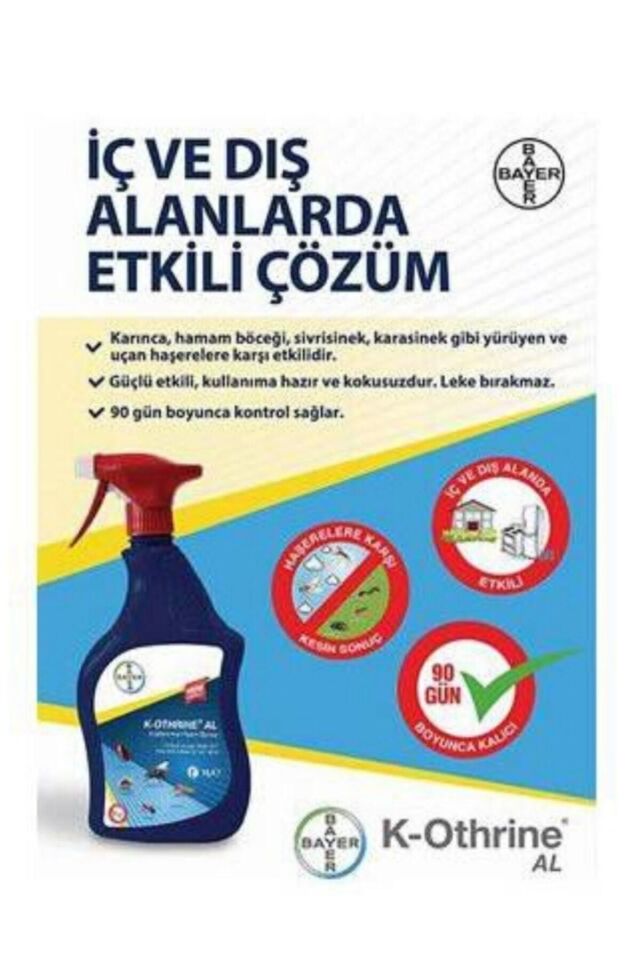 Bayer K-othrine Al Hamam Böceği Ilacı Sinek Ilacı Karınca Ilacı