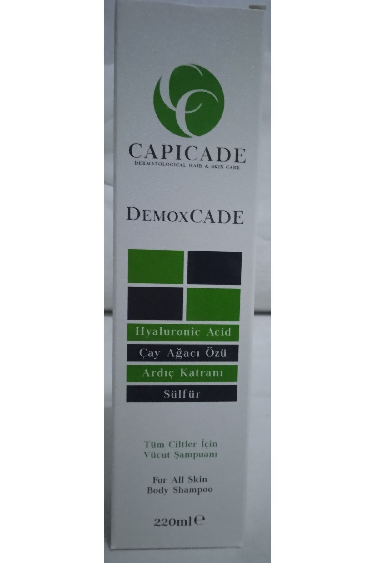 Demoxcade Vücut Şampuanı 220ml for All Skin Body Shampoo