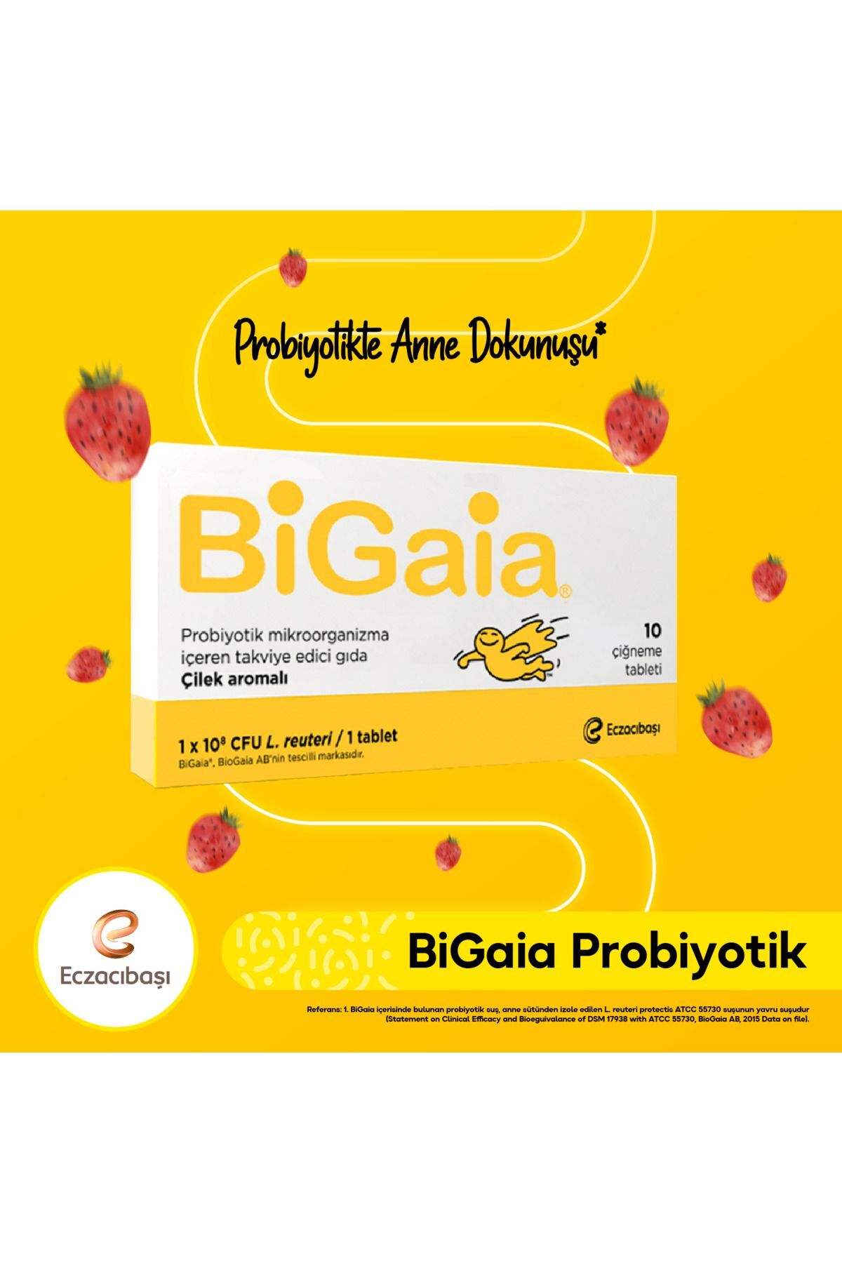 Probiyotik Çilek Aromalı Çiğneme 10 Tablet