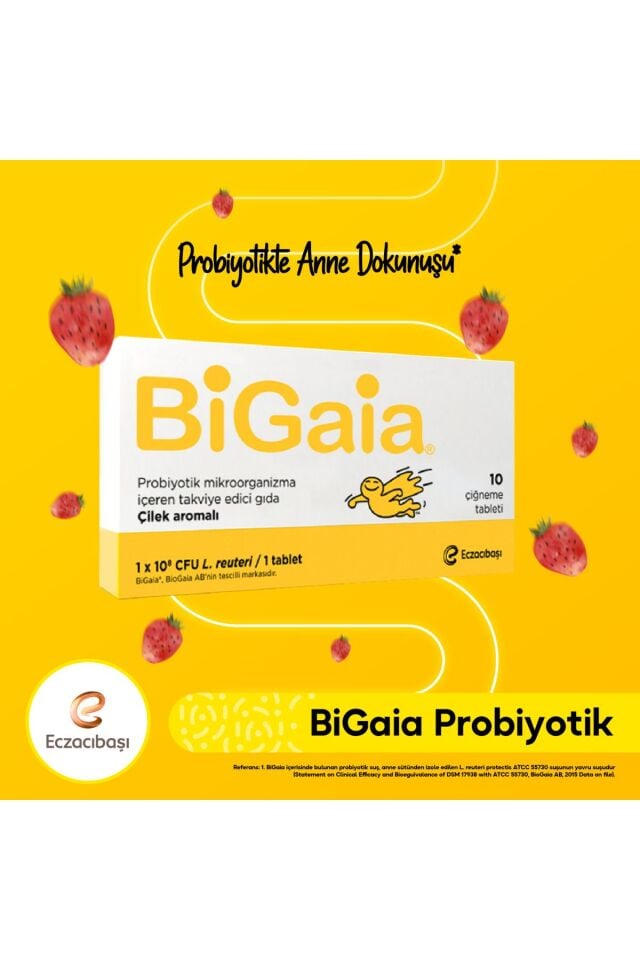 Probiyotik Çilek Aromalı Çiğneme 10 Tablet