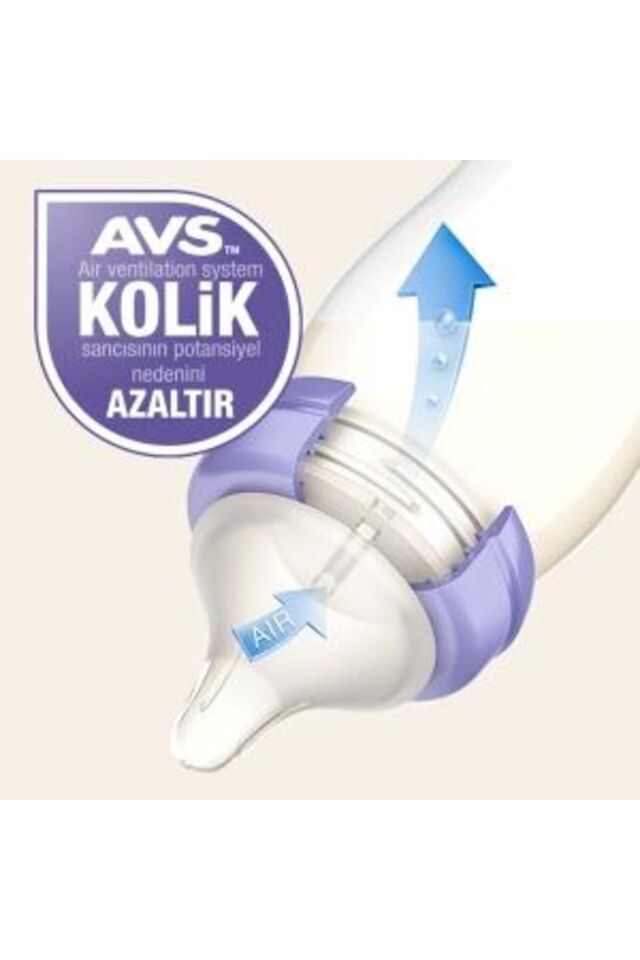 75590 Natural Wave Silikon Uçlu Biberon 240 ml
