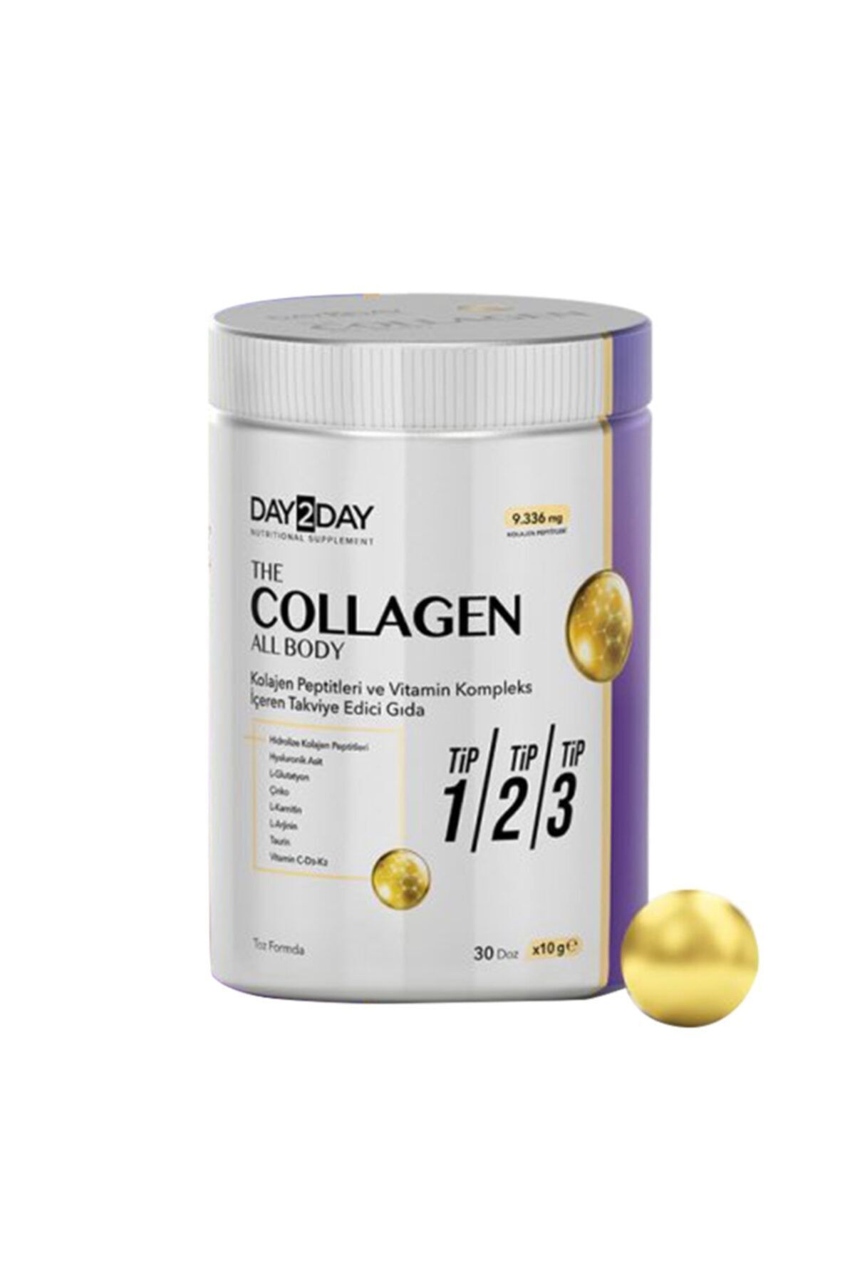 Collagen All Body Tip 1 / Tip 2 / Tip 3 Toz Formda 9.336 mg 30 Doz x 10 g