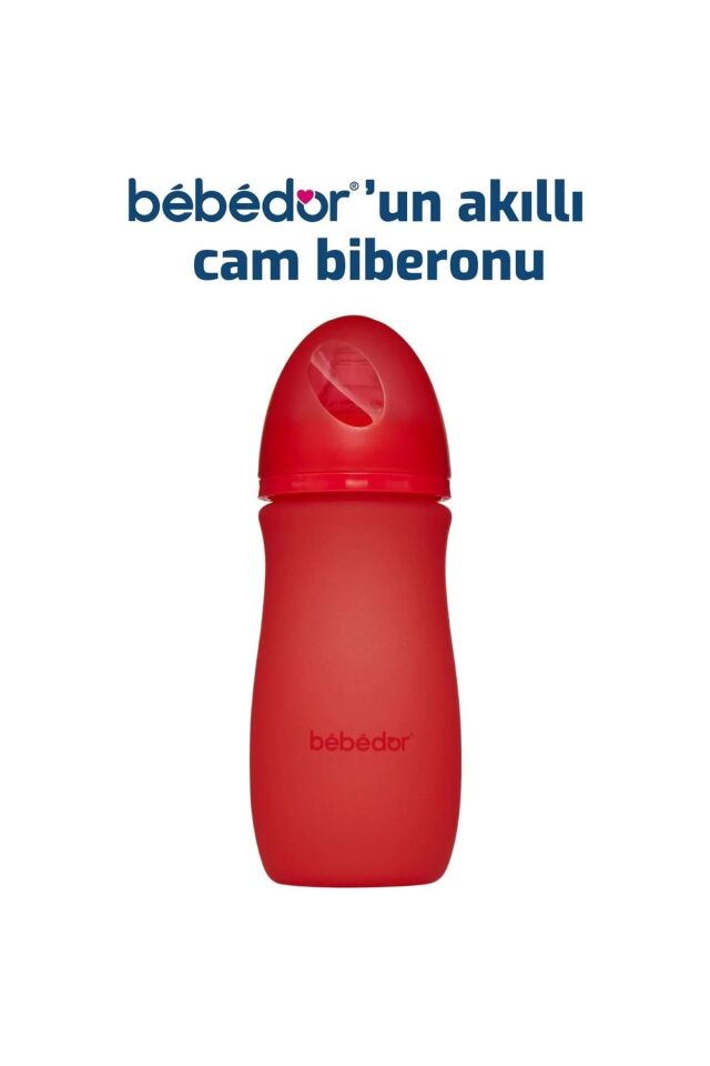 Isıya Duyarlı Renk Değiştiren Cam Biberon 260 Ml