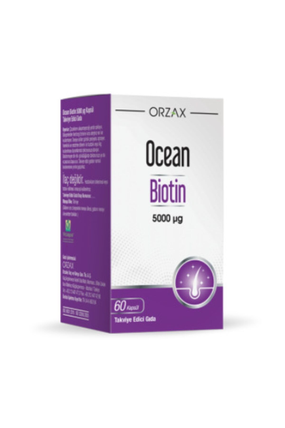 Biotin 5000ug 60 Kapsül