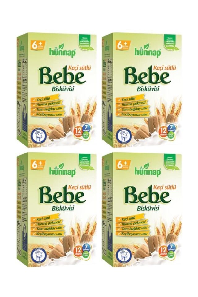 Keçi Sütü Bebe Bisküvi 4'lü