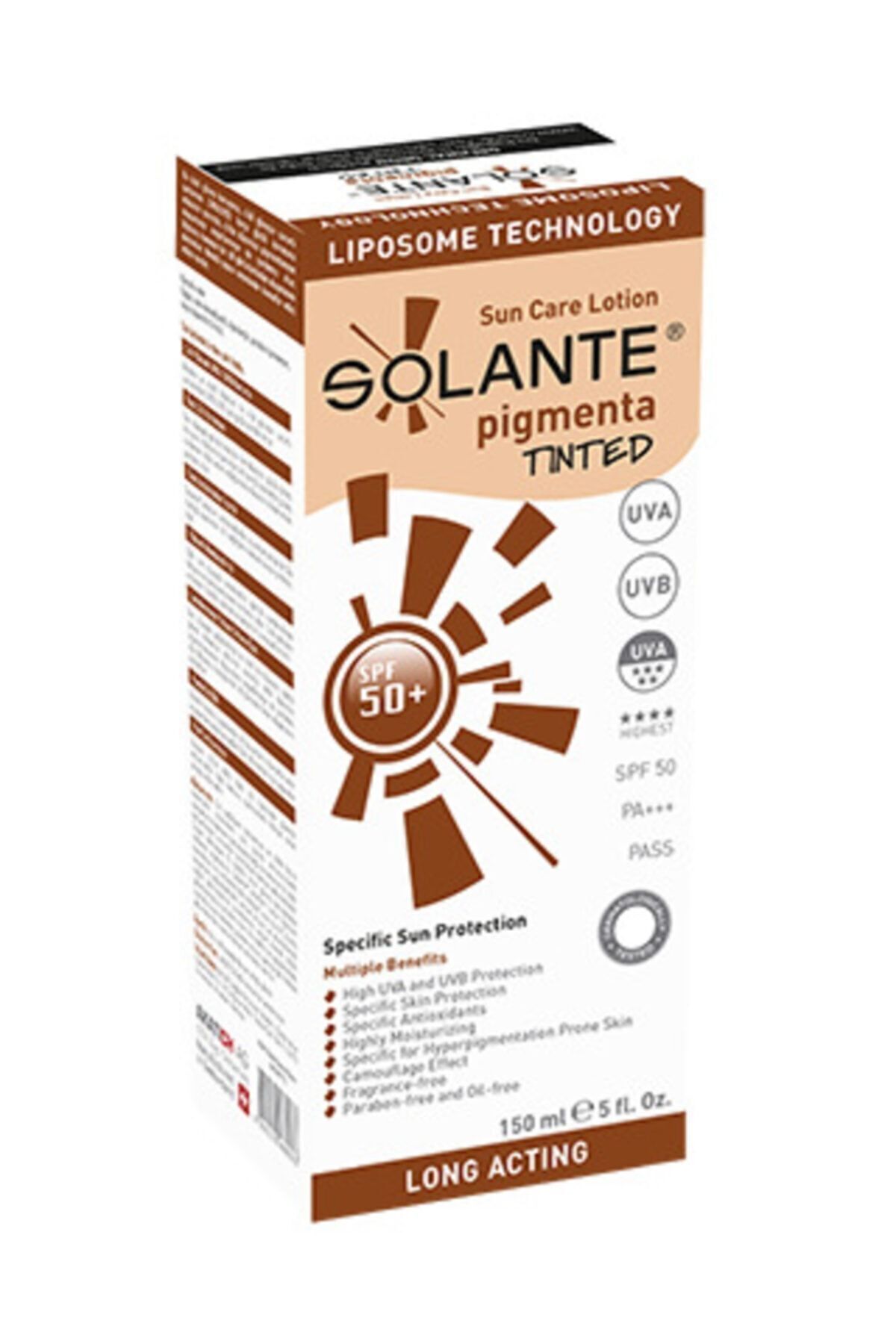 Pigmenta-tinted Spf 50 Güneş Koruyucu Losyon 150 ml