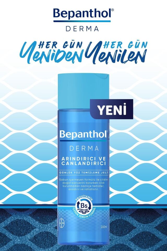 Derma Arındırıcı&Canlandırıcı Günlük Yüz Bakım Temizleme Jeli 200 ml 2'li Paket