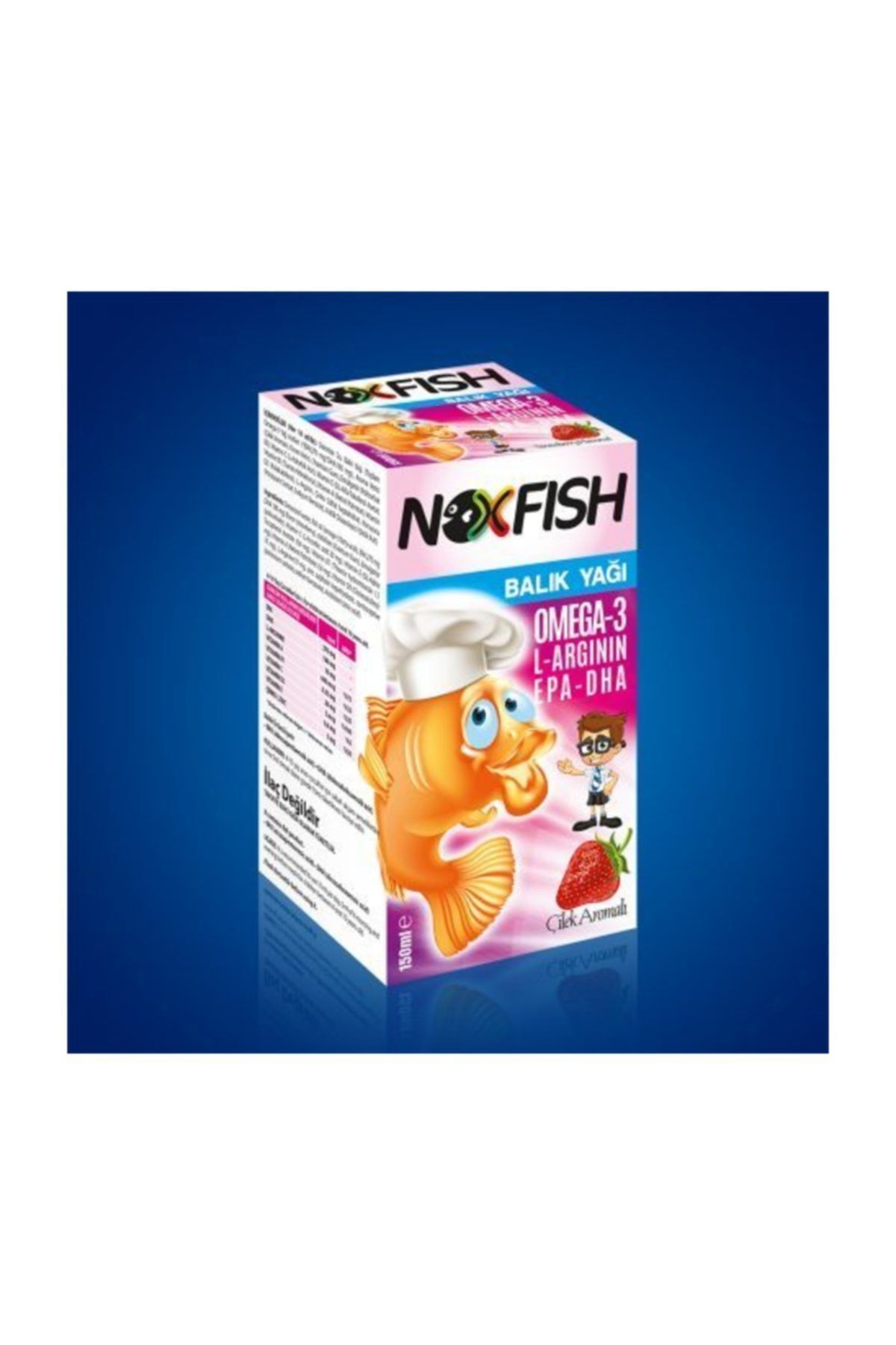 Noxfısh Balık Yağı 150 ml Çilek Aromalı