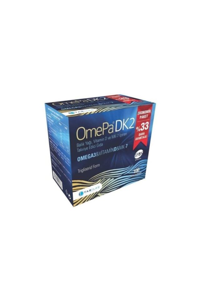 Omepa Dk2 Omega 3 - Vitamin D - Menaq7 100 Yumuşak Kapsül