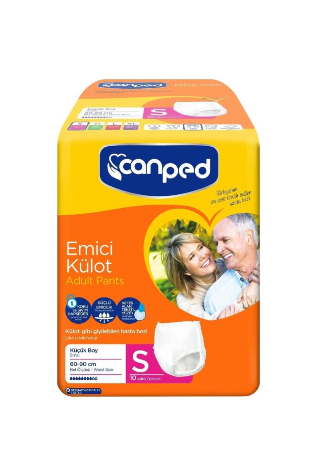 Emici Külot 10 Adet // S Bel Ölçüsü : 60 - 90 Cm