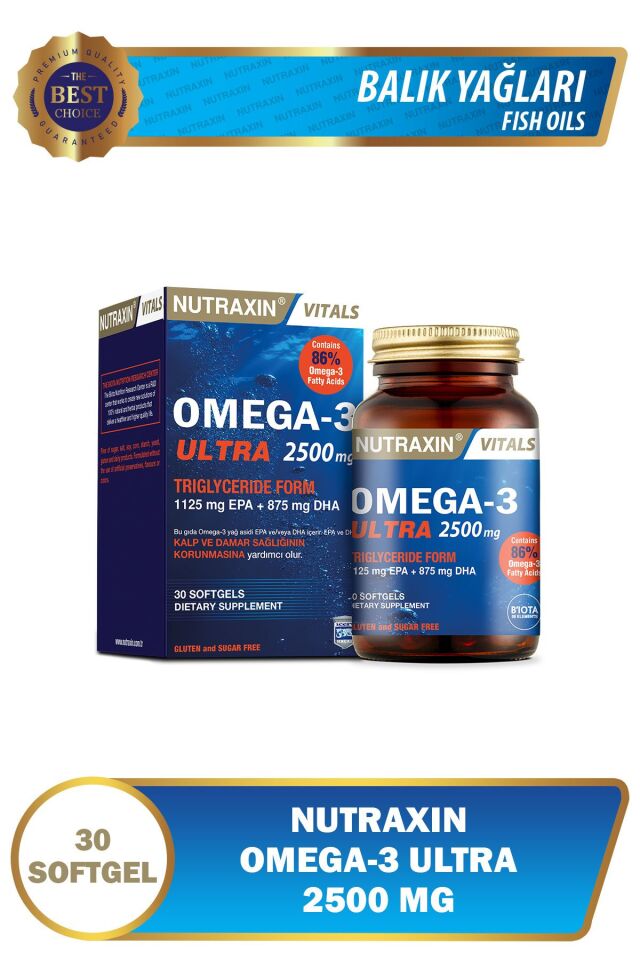 Omega-3 Ultra 2500 Mg 30 Softgel