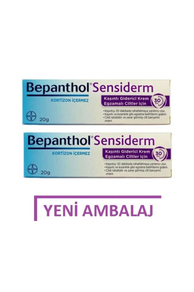 Sensiderm Kaşıntı Giderici Krem 20gr 2 Adet