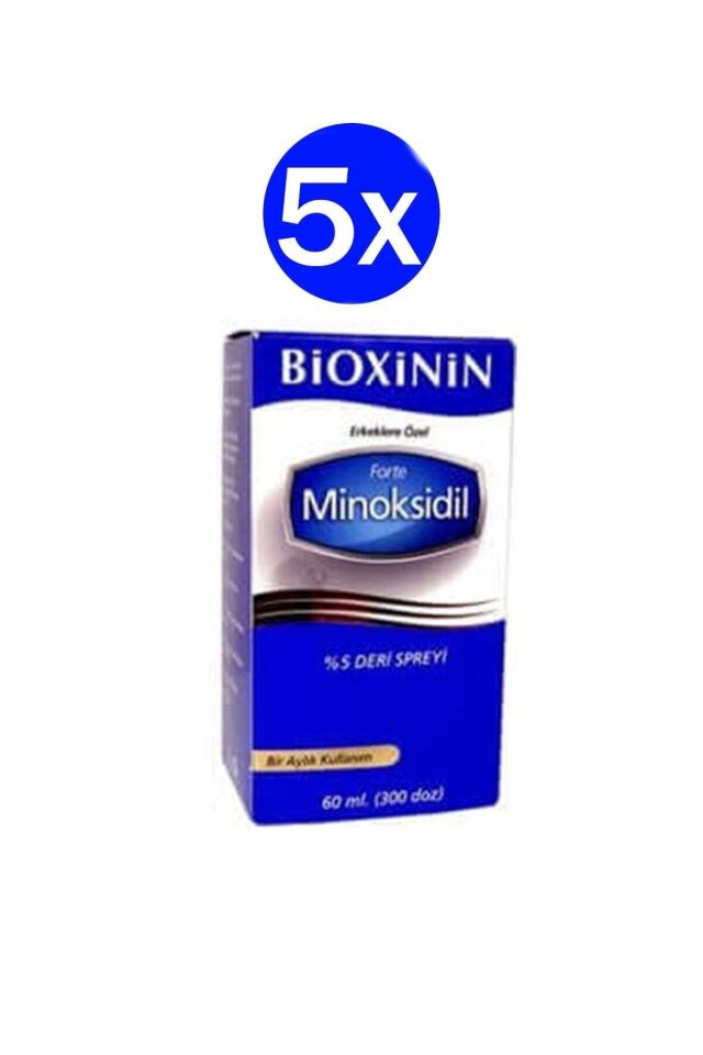 Bioxinin Forte %5 Deri Spreyi 5 Adet