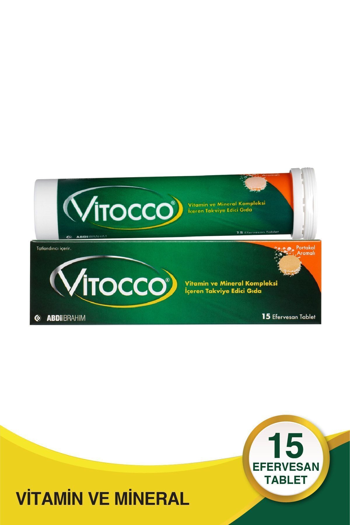 Vitamin ve Mineral Kompleksi 15 Efervesan Tablet