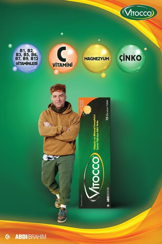 Vitamin ve Mineral Kompleksi 15 Efervesan Tablet