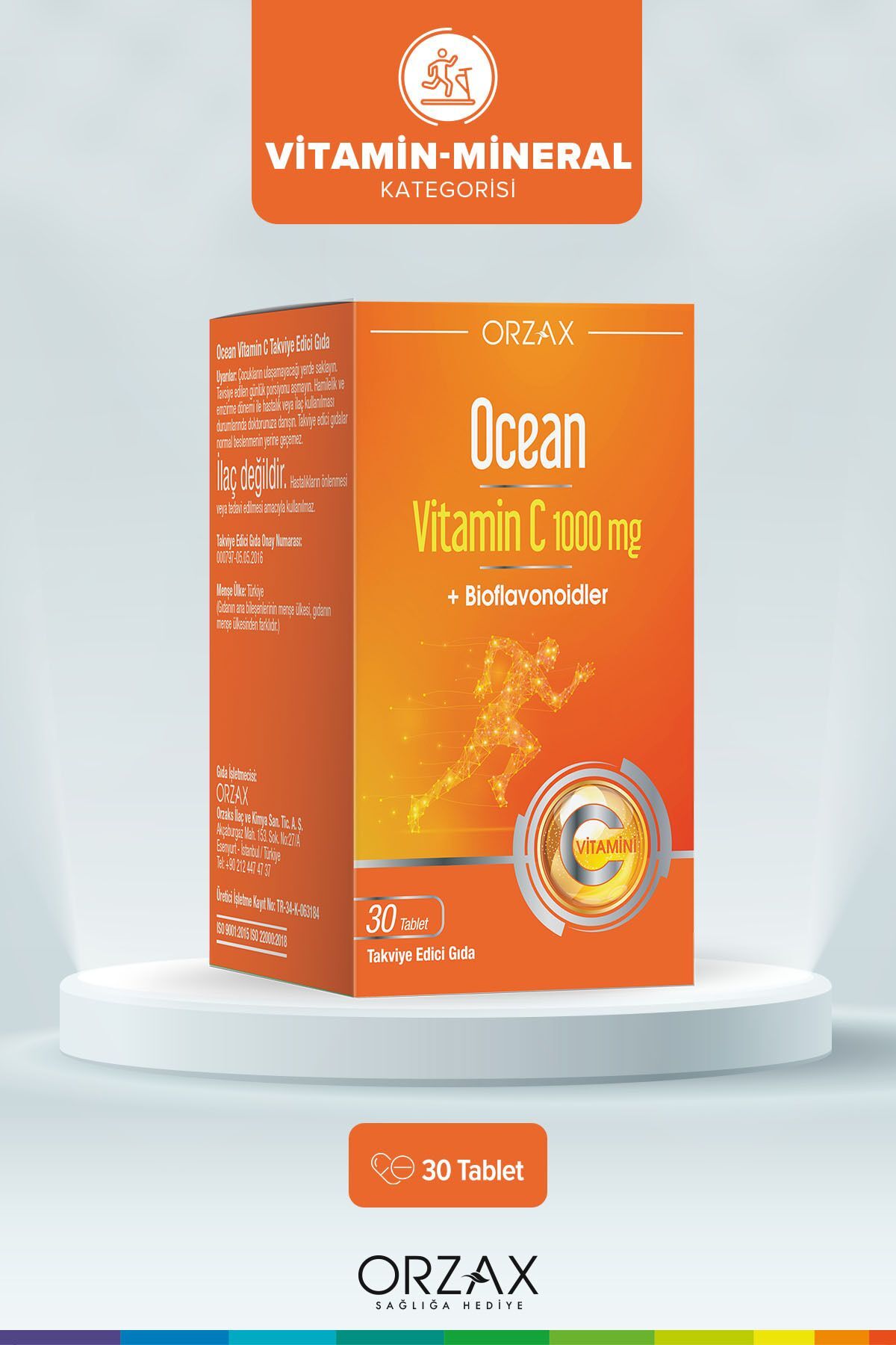 Vitamin C 1000 Mg 30 Tablet