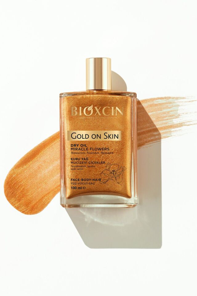 Gold On Skin Altın Parıltılı Kuru Yağ 100-