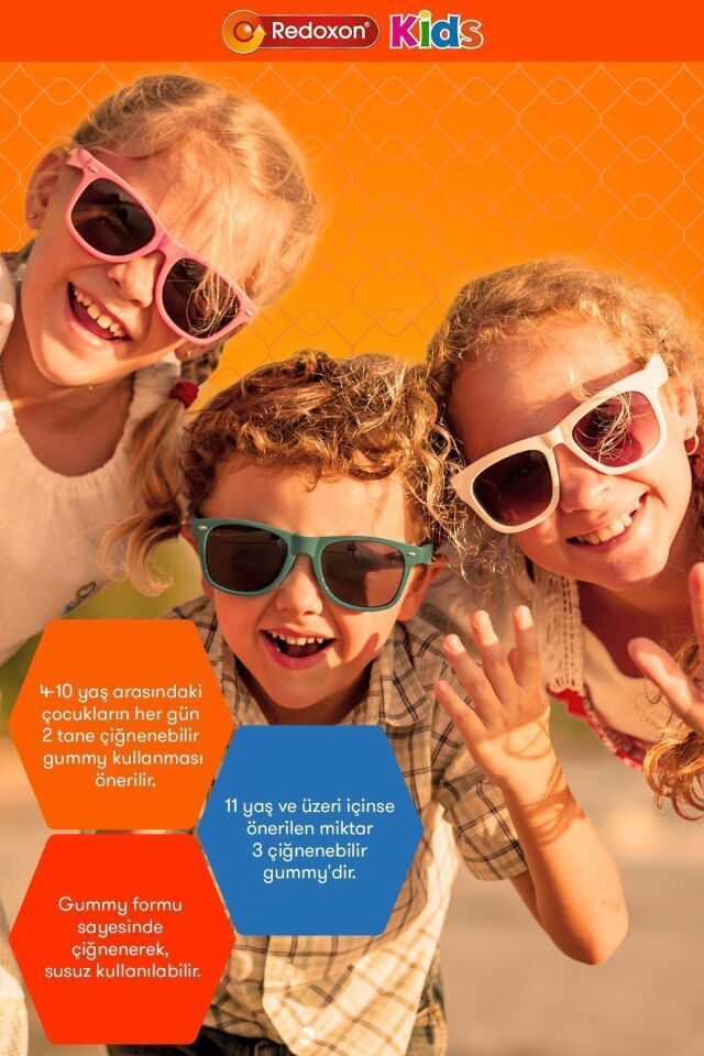 Kids 60 Çiğnenebilir Gummy I Çocuklar Için C Vitamini, D Vitamini Ve Çinko Içeren Takviye
