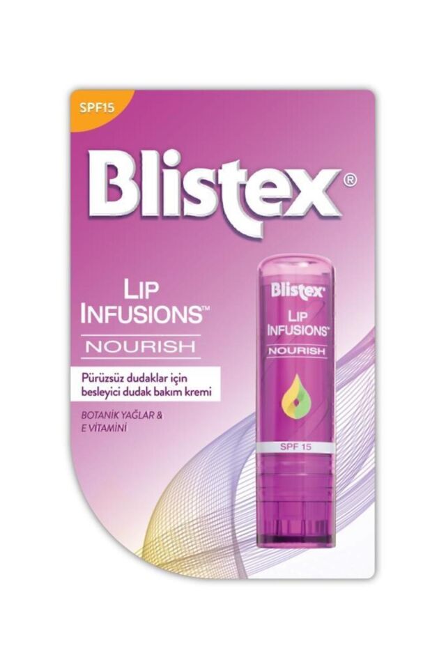 Lip Infusions Nourish - Spf 15 Pürüzsüz Dudaklar Için Besleyici Dudak Bakım Kremi