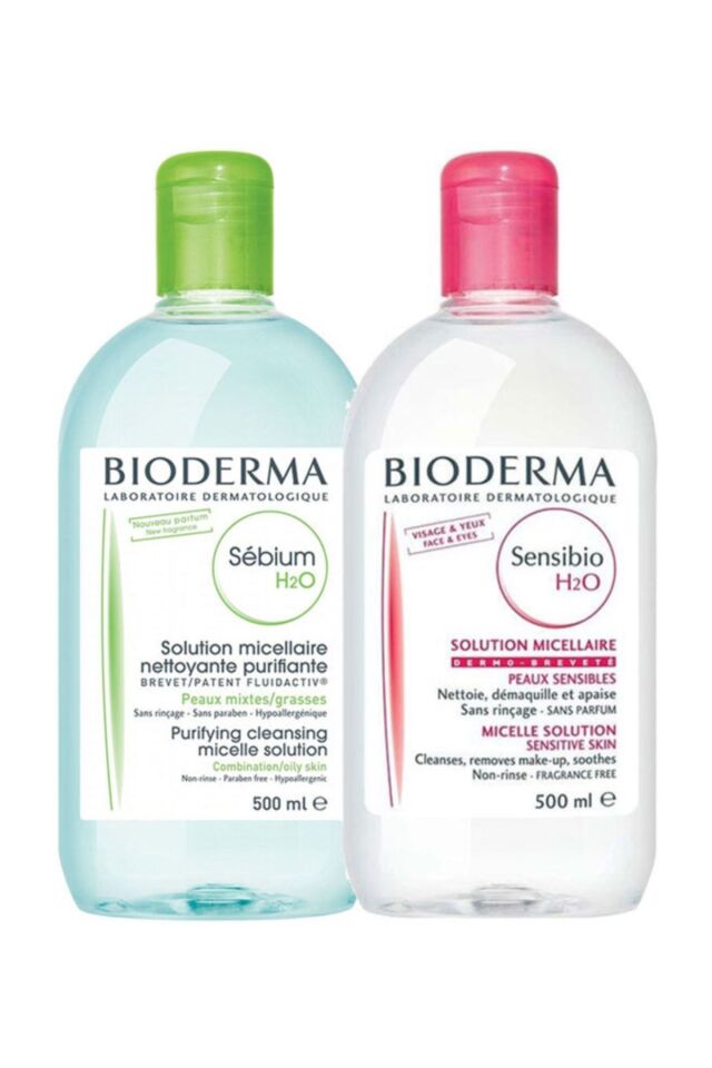 Sebium H2O 500ml + Bioderma Sensibio H2O 500ml 9900000038511