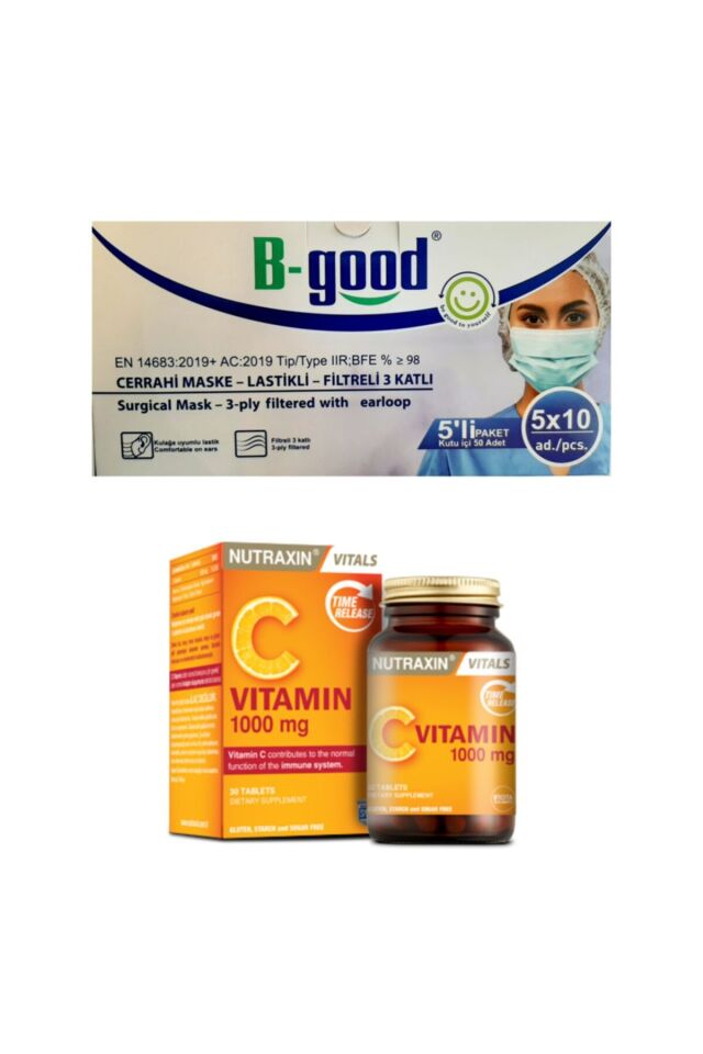 Cerrahi 5'erli Paket Nutraxin C Vitamini 30tb