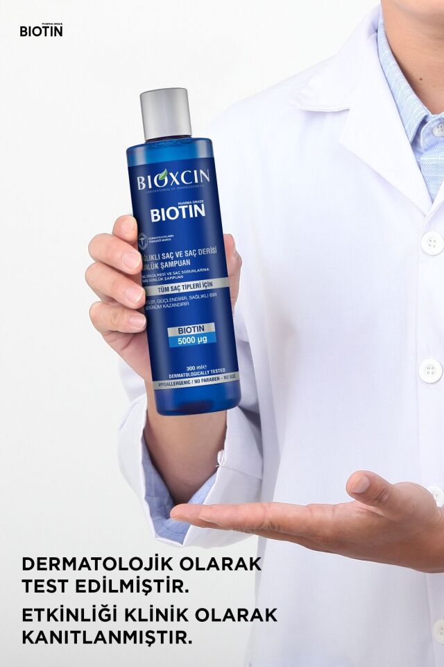 Biotin 5000 Mcg 60 Tablet Biotin Şampuan 300 ml Kofre