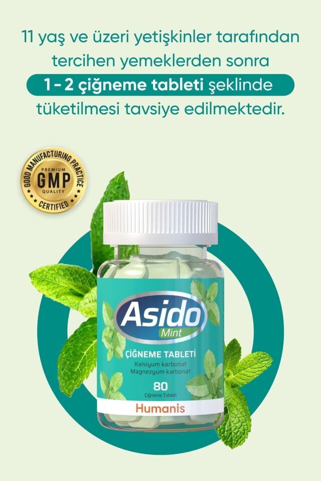 Mint 80 Çiğneme Tableti
