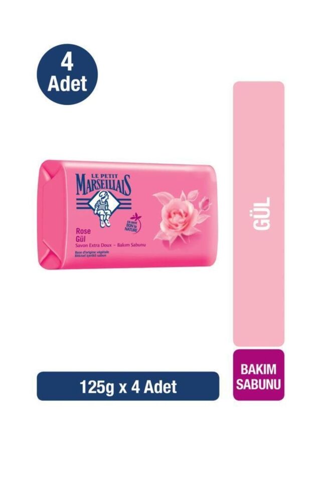Gül Katı Sabun 125 gr