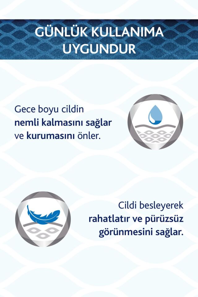 Derma Yoğun Nemlendirici Gece Yüz Bakım Kremi 50ml