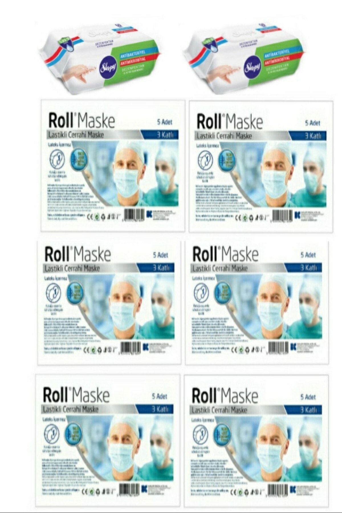 Roll 30adet +sleepy Dezenfektan Havlu 2 Adet