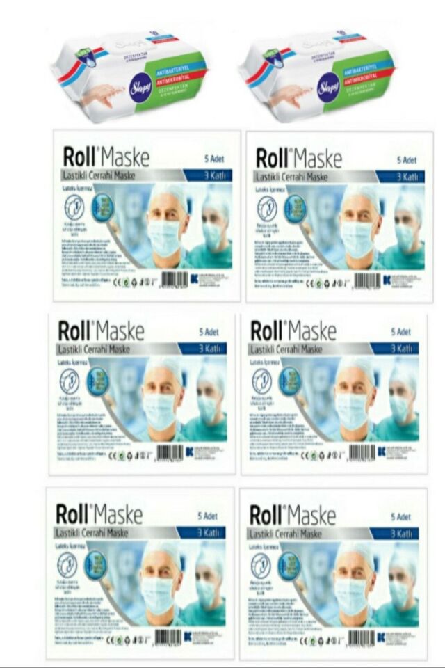 Roll 30adet +sleepy Dezenfektan Havlu 2 Adet