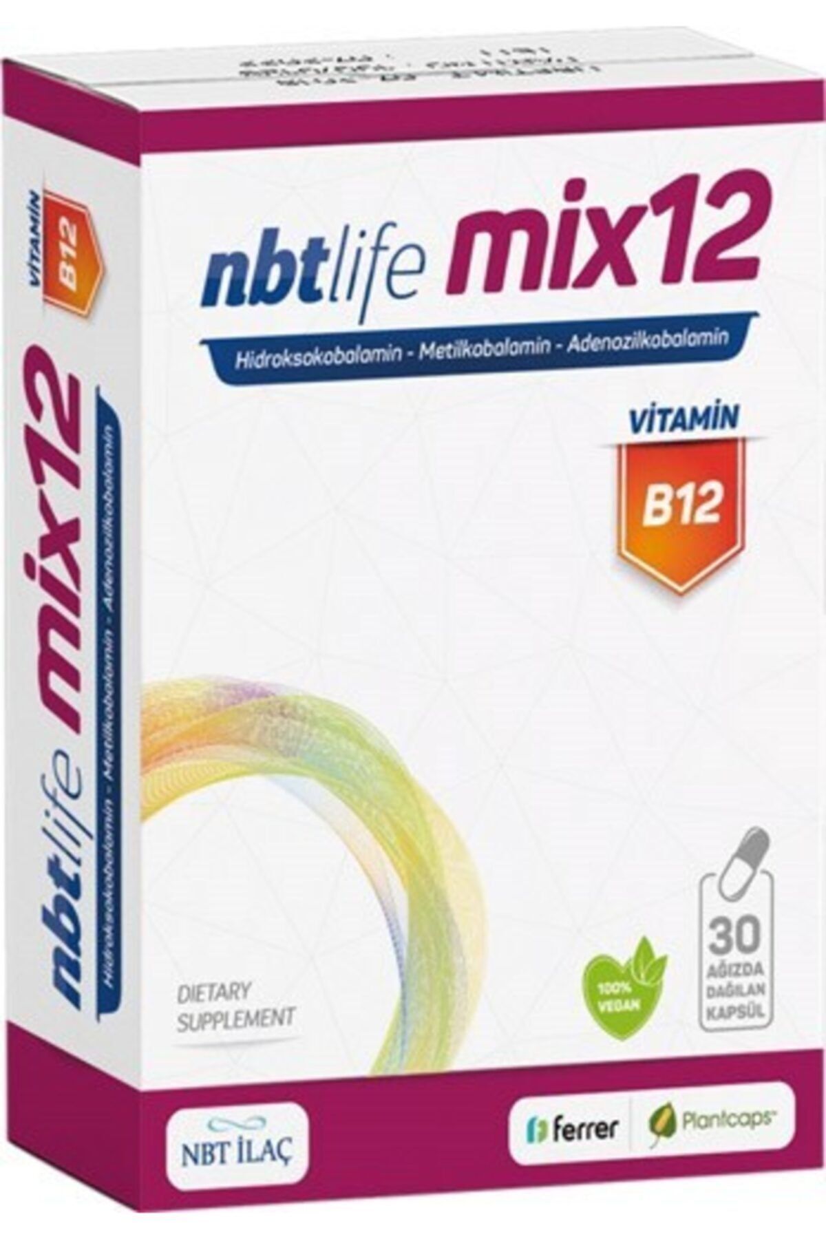 Nbt Life Mix12 B12 Ağızda Dağılan 30 Kapsül