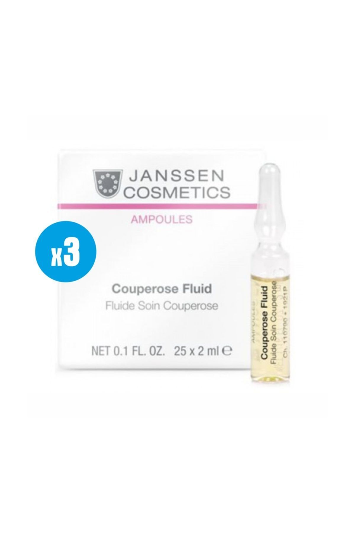 3 Adet Janssen Cosmetıc Couperose Fluıd - 3 Adet X 2 ml