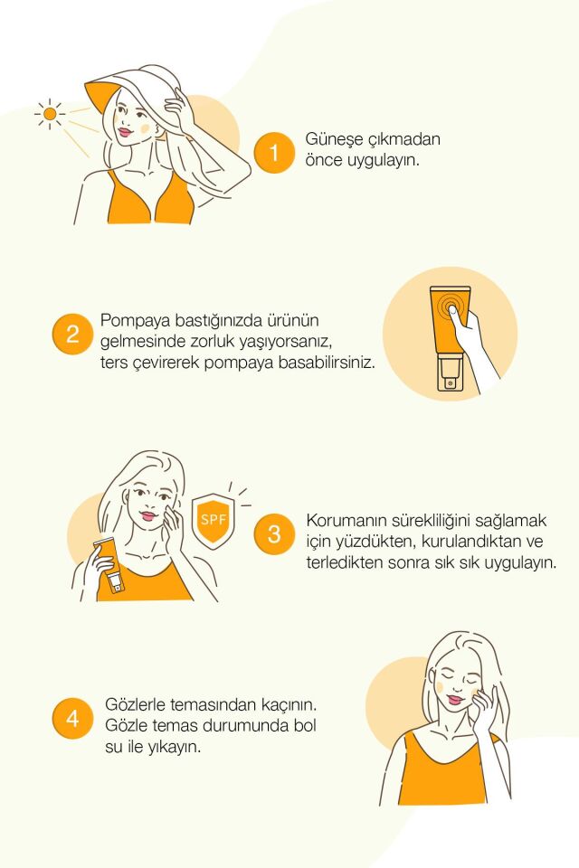 Sun Care Lekeye Eğilimli Ciltler Için Spf50 Güneş Kremi 50 ml - Renkli