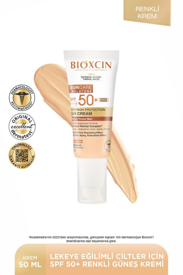 Sun Care Lekeye Eğilimli Ciltler Için Spf50 Güneş Kremi 50 ml - Renkli