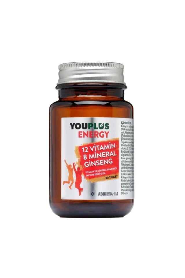 Energy Vitamin Ve Mineral Kompleksi 30 Tablet