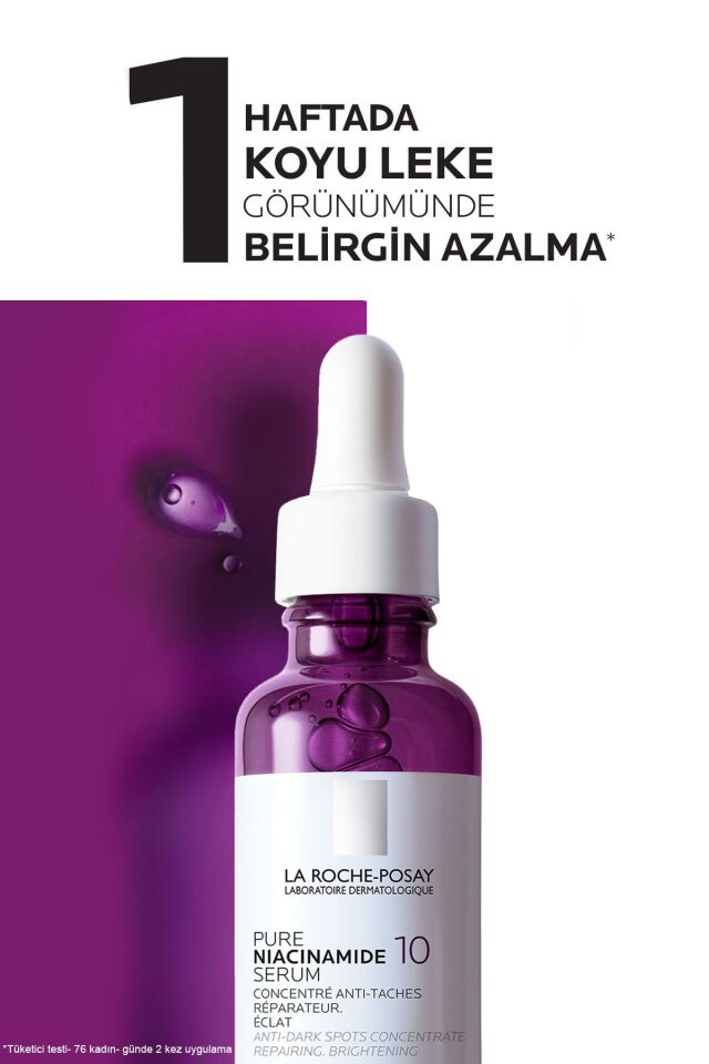 Saf %10 Niasinamid İçeren Koyu Leke Karşıtı Serum 30 ml